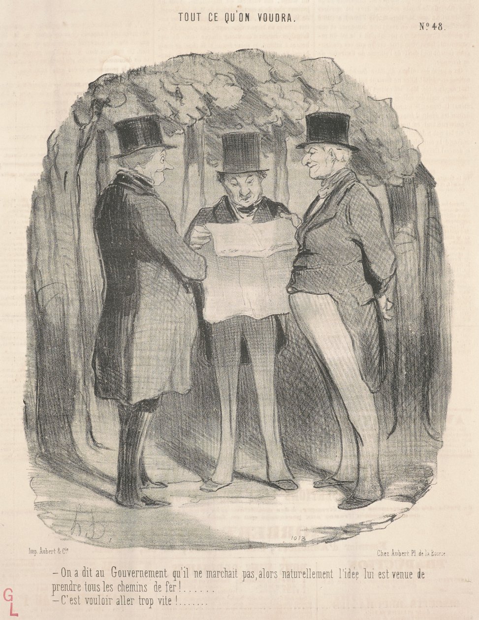 Vládě bylo řečeno, že nefunguje... od Honoré Daumier