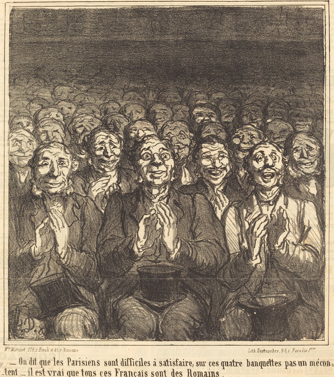 Říká se, že Pařížané... od Honoré Daumier