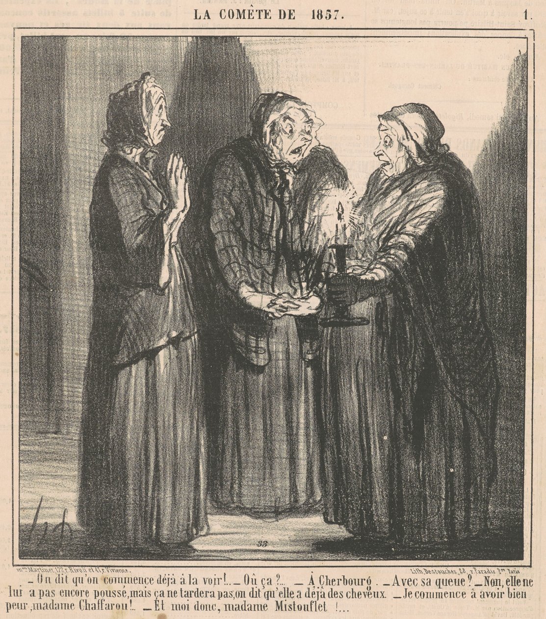 Prý už ji začínáme vídat... od Honoré Daumier