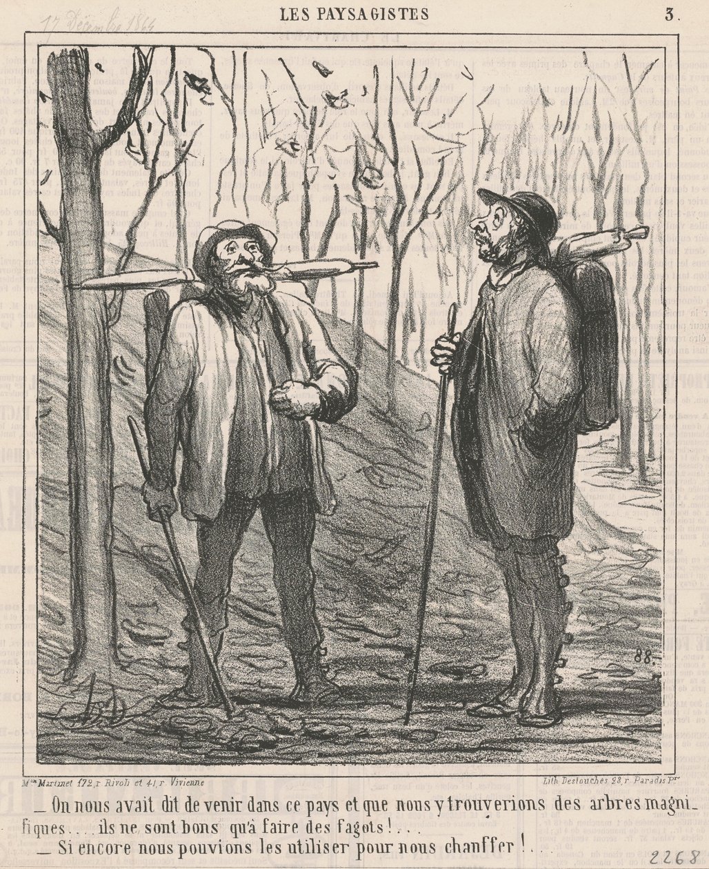 Bylo nám řečeno, abychom přijeli do této země... od Honoré Daumier