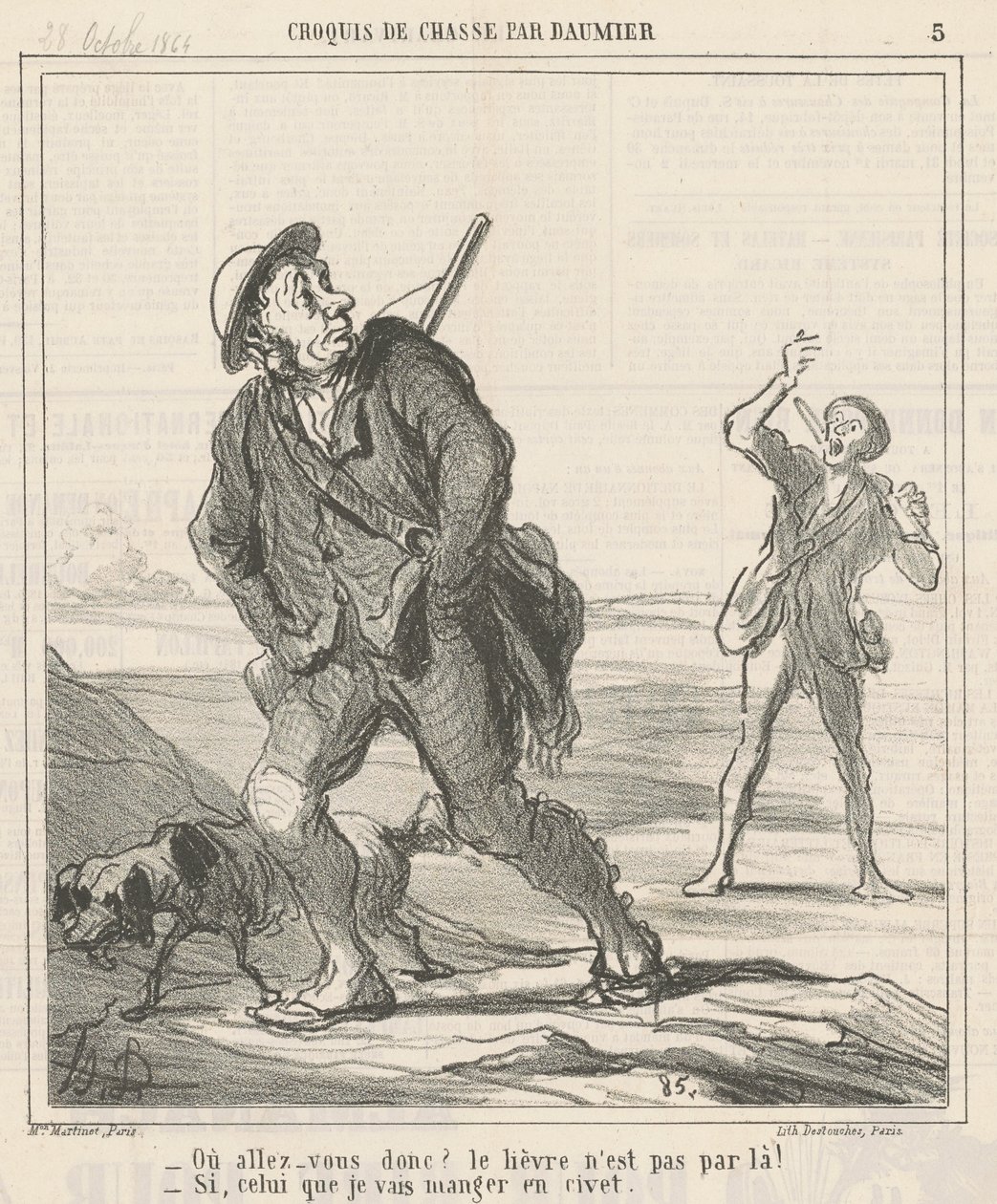 Kam jdeš? od Honoré Daumier