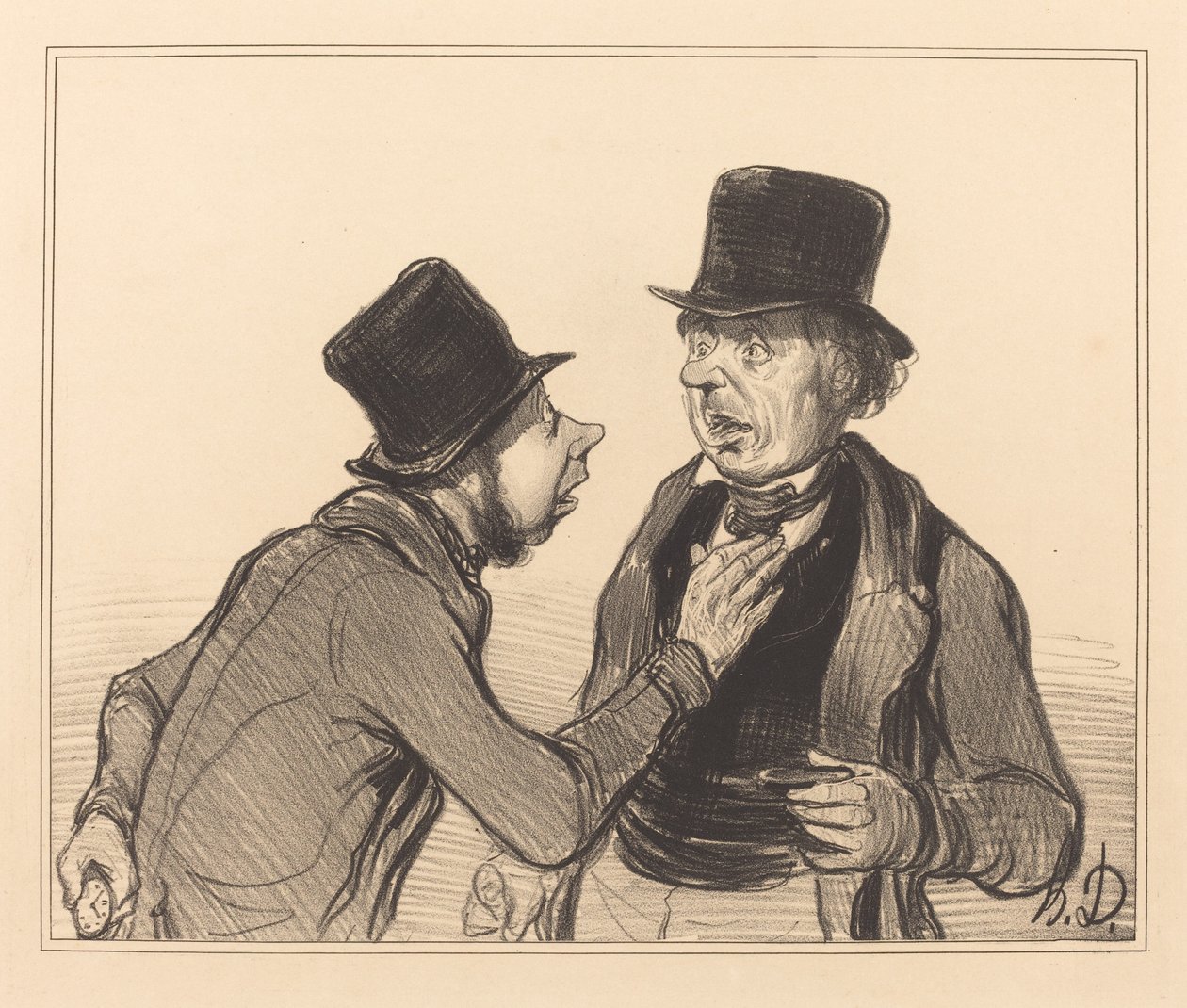 Ano, pane, nejste z Paříže... od Honoré Daumier