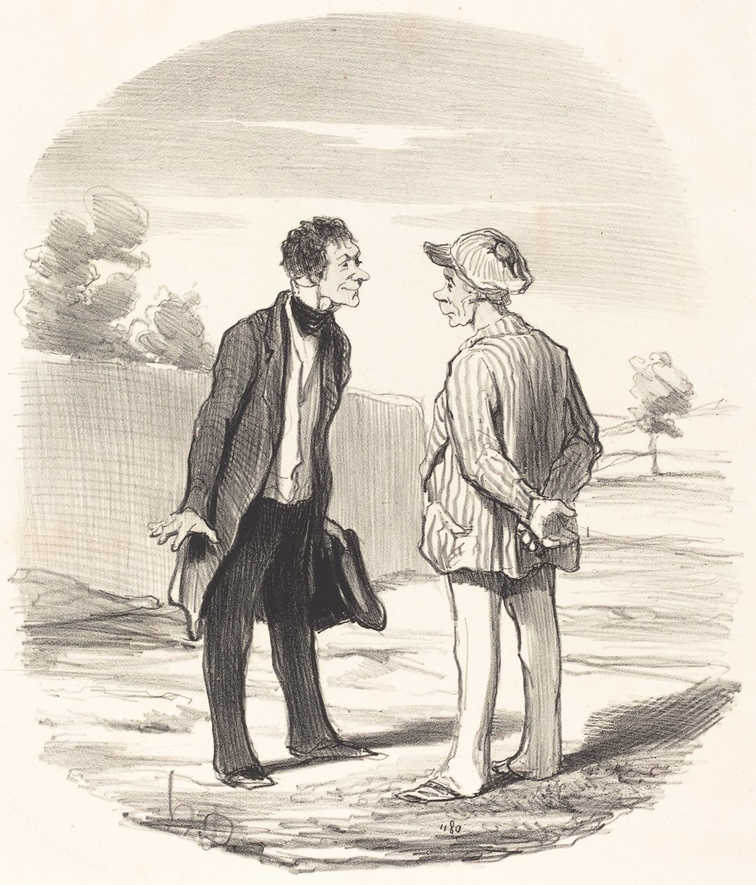 Ano, pane Gimblete, pořádek nebude... obnoven... od Honoré Daumier