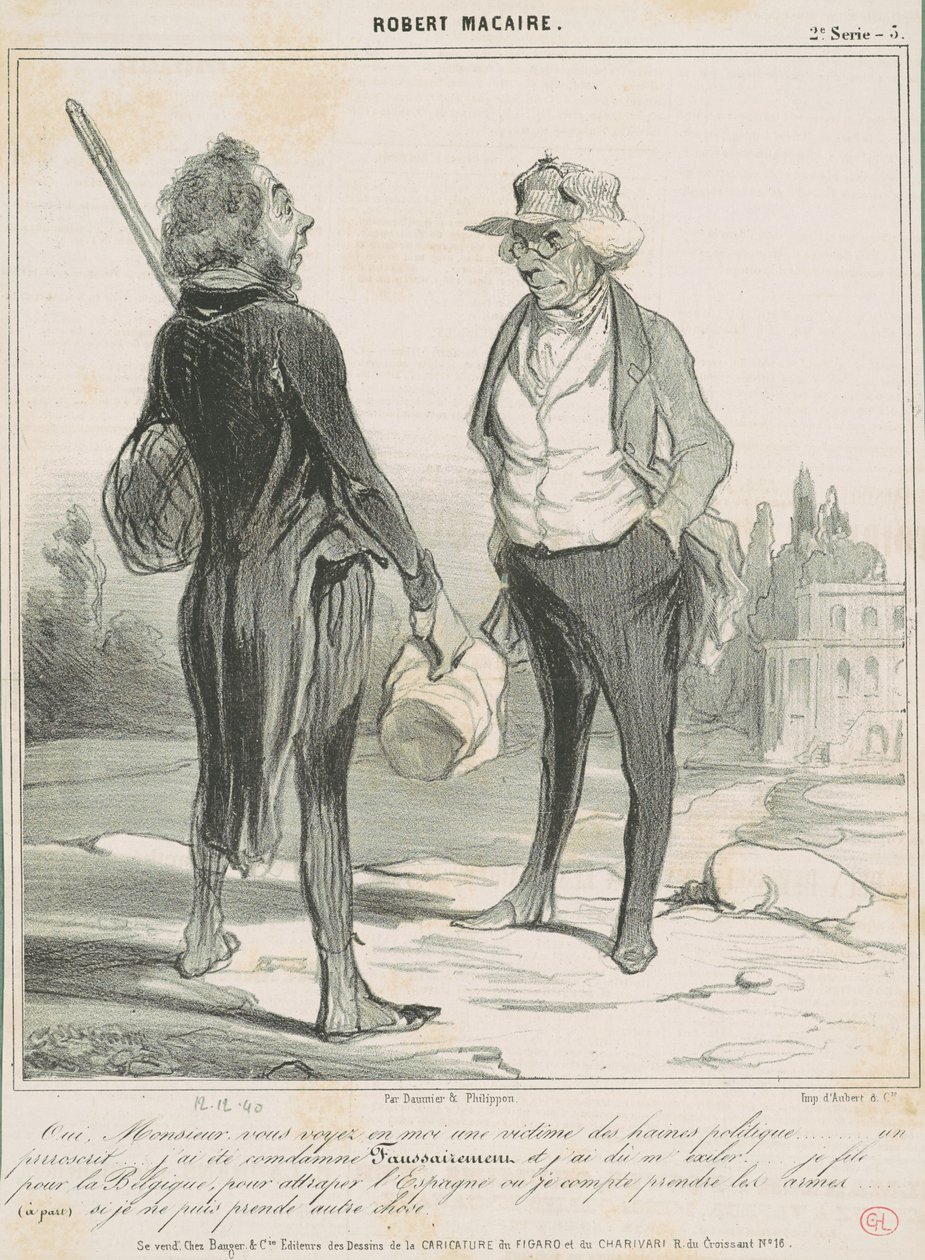 Ano, pane, vidíte mě jako oběť od Honoré Daumier
