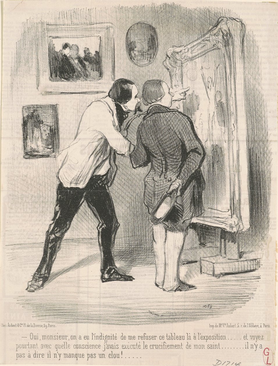 Ano... měli tu nedůstojnost, že mi odmítli tento obraz... od Honoré Daumier