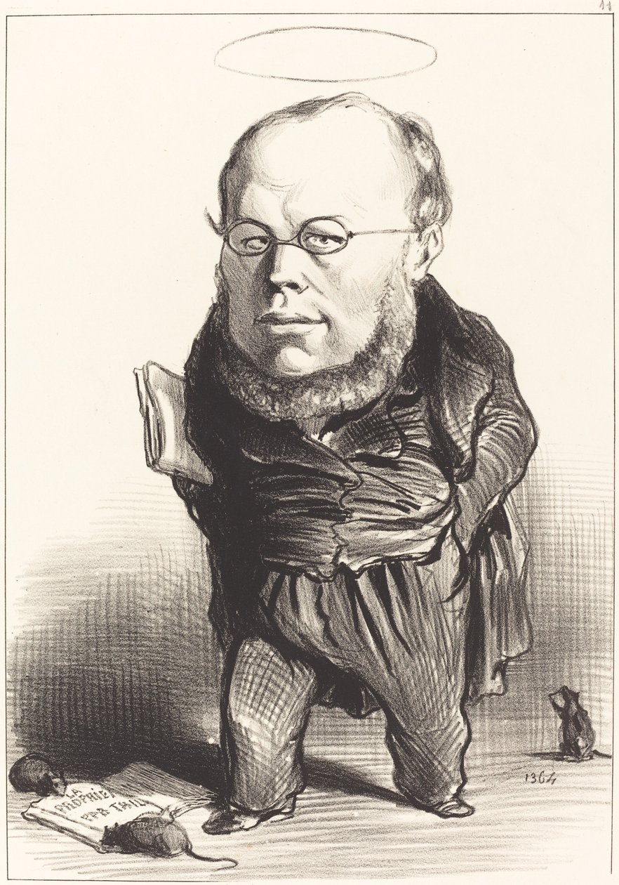 P. J. Proudhon od Honoré Daumier