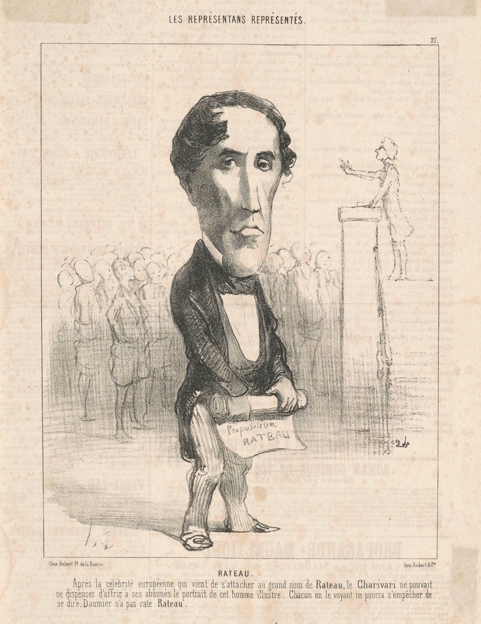 P. Lamotte Rateau od Honoré Daumier