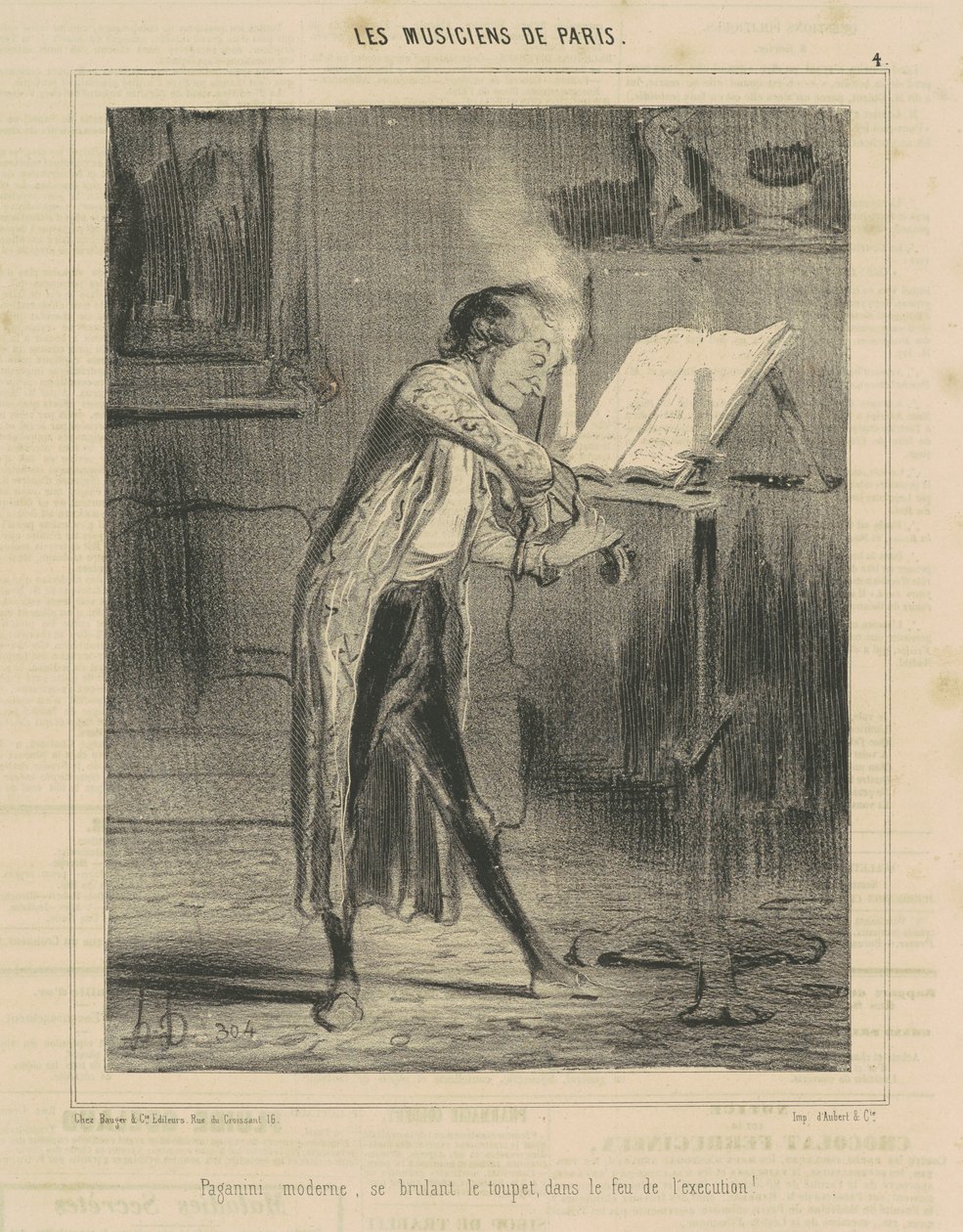 Moderní Paganini... od Honoré Daumier