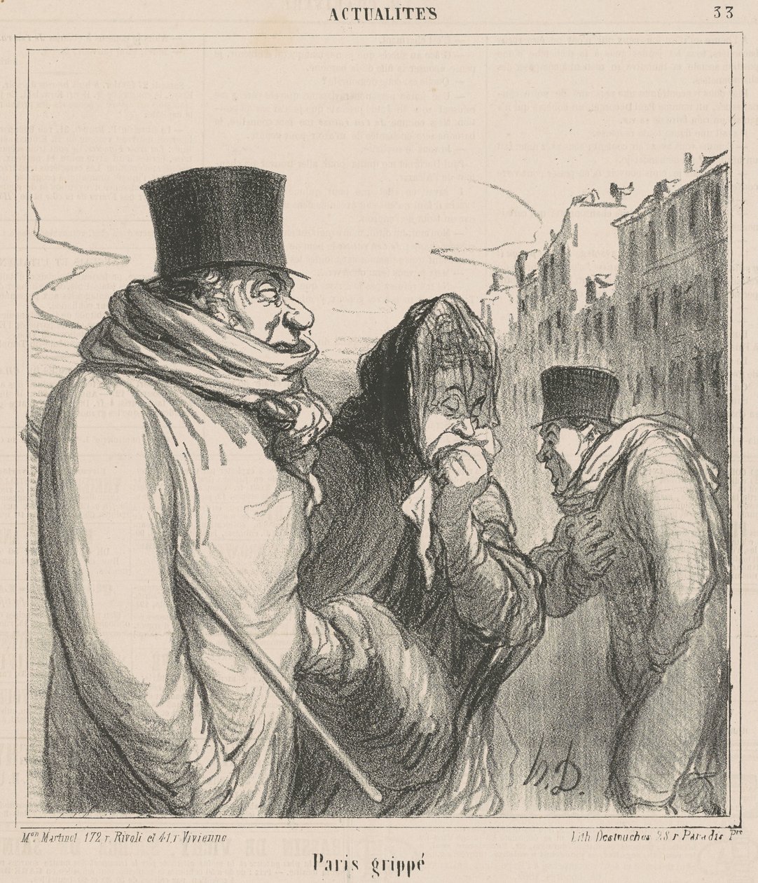 Paris se zmocnila od Honoré Daumier