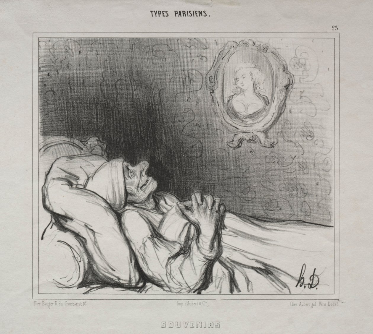 Pařížské typy: vzpomínky, 10. května 1840. od Honoré Daumier