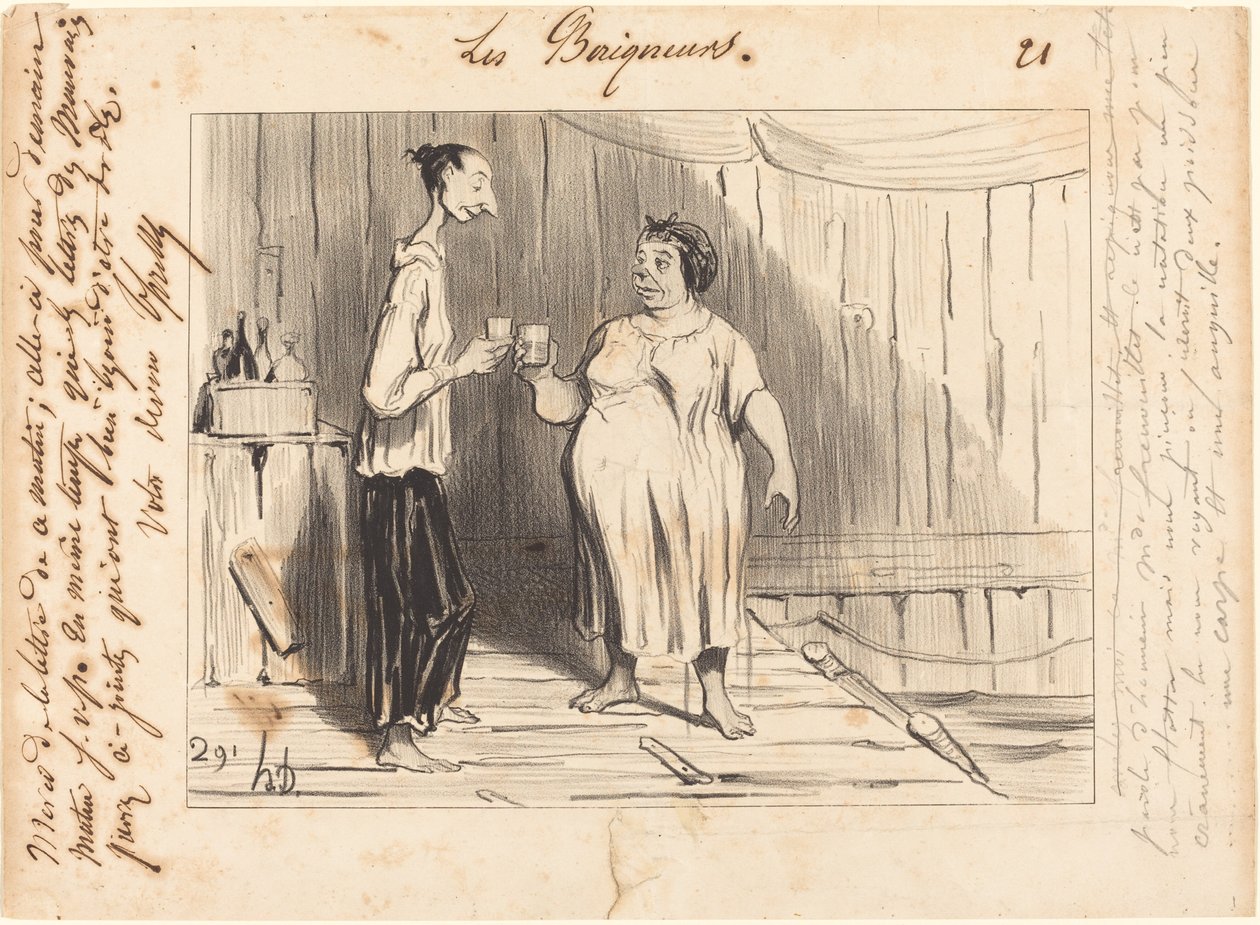 Čestné slovo paní Frenouilletová... od Honoré Daumier