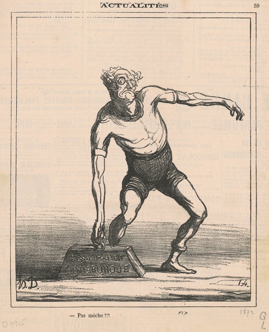 Žádný knot!!! od Honoré Daumier