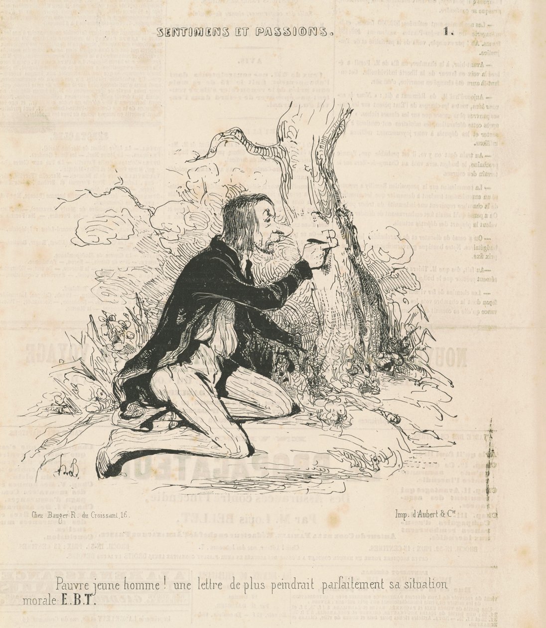 Chudák mladý muž! od Honoré Daumier