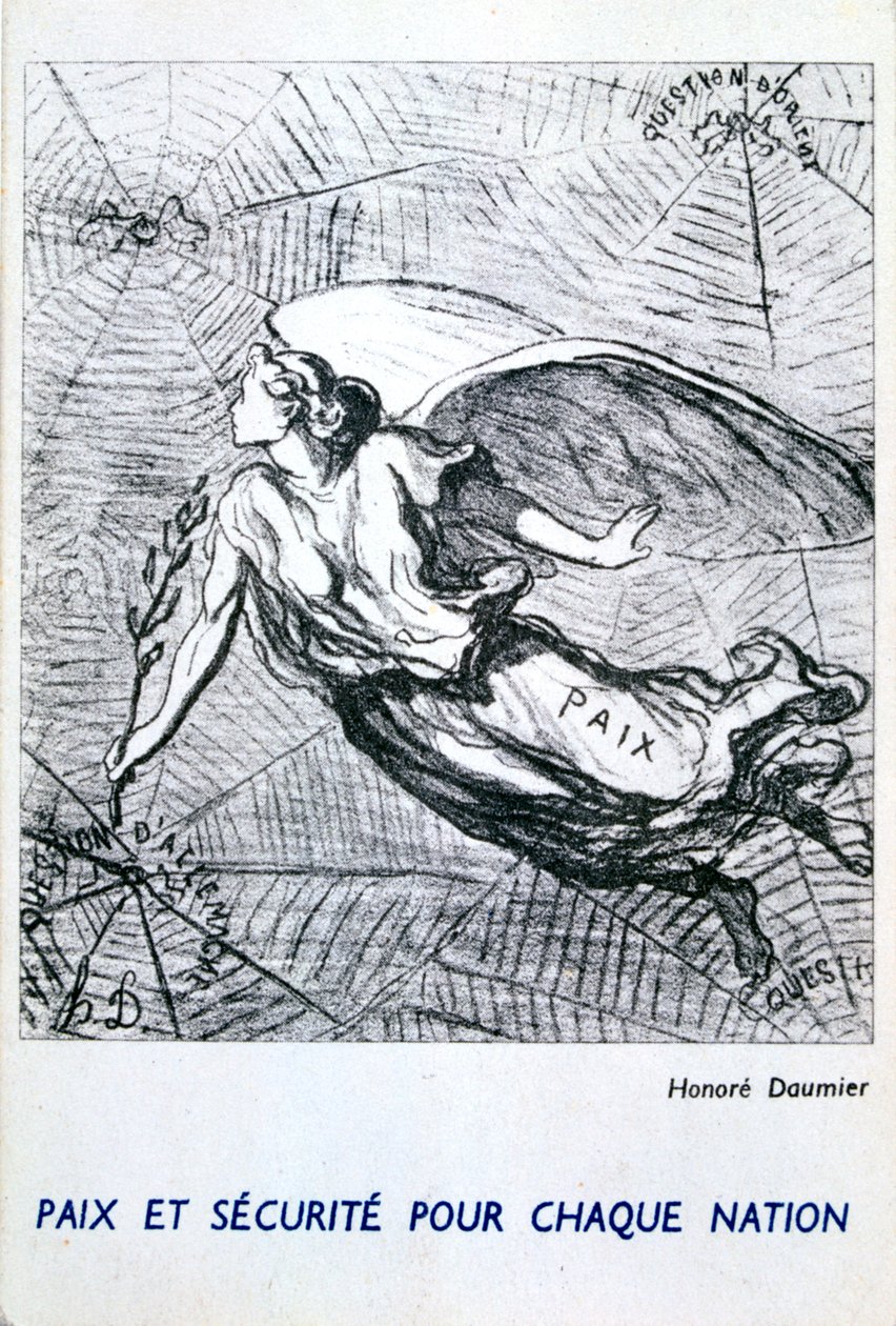 Mír a bezpečnost pro každý národ od Honoré Daumier