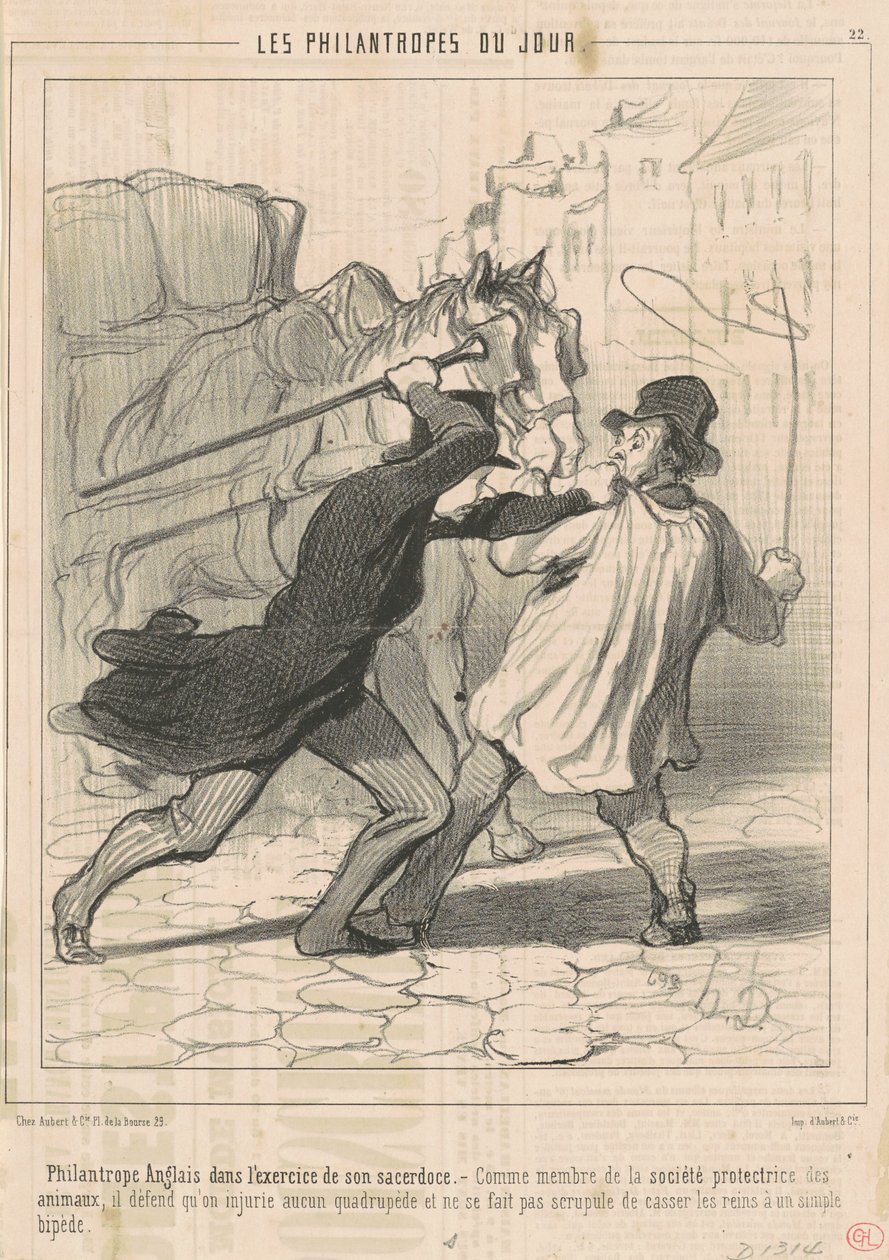 Anglický filantrop ve cvičení... od Honoré Daumier