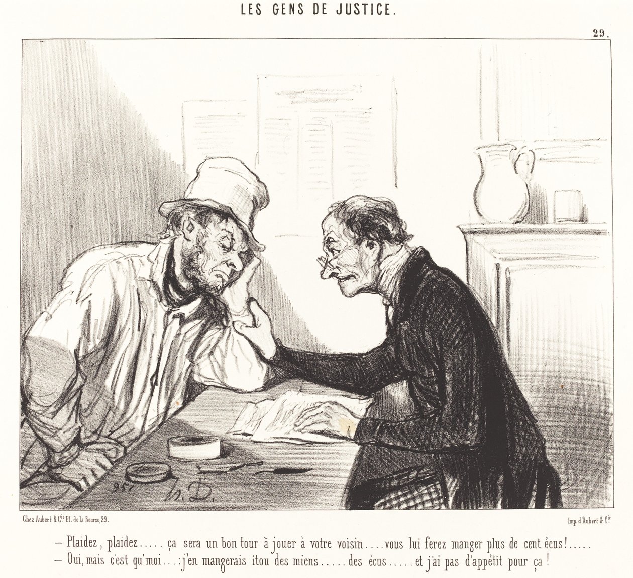 Prosím... bude to dobrý trik na hraní... od Honoré Daumier