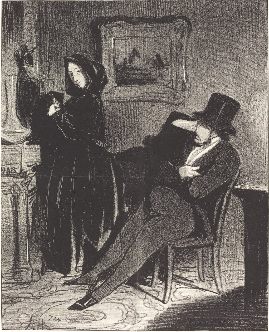 Častěji než tě vozím... na ples... od Honoré Daumier