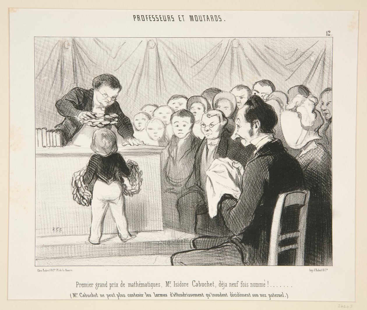 První hlavní cena v matematice, pane Isidore Cabuchete?. #12 profesorů a hořčice od Honoré Daumier