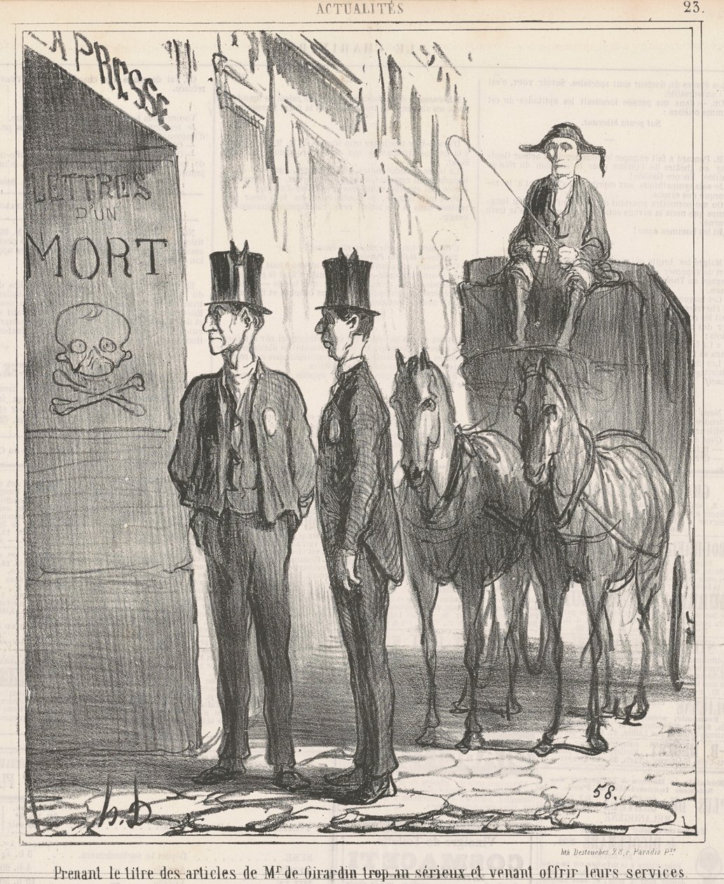 Brát titul... pana de Girardina příliš vážně... od Honoré Daumier