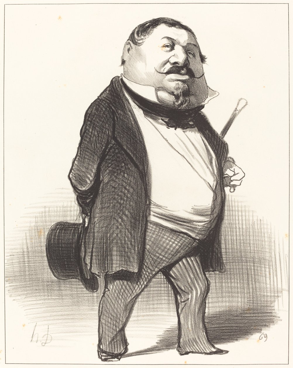 Princ Lucien Murat od Honoré Daumier