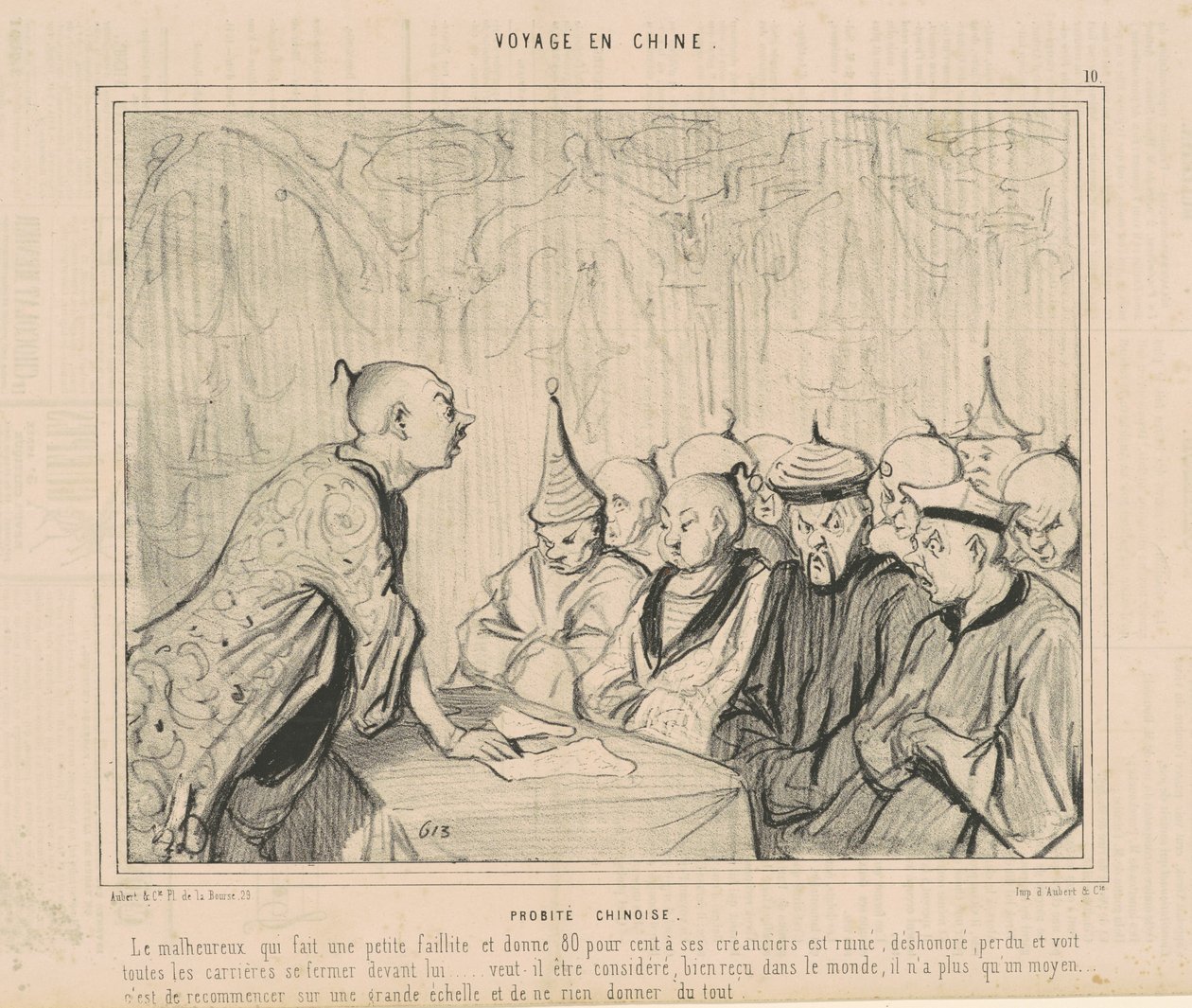 Čínská poctivost od Honoré Daumier