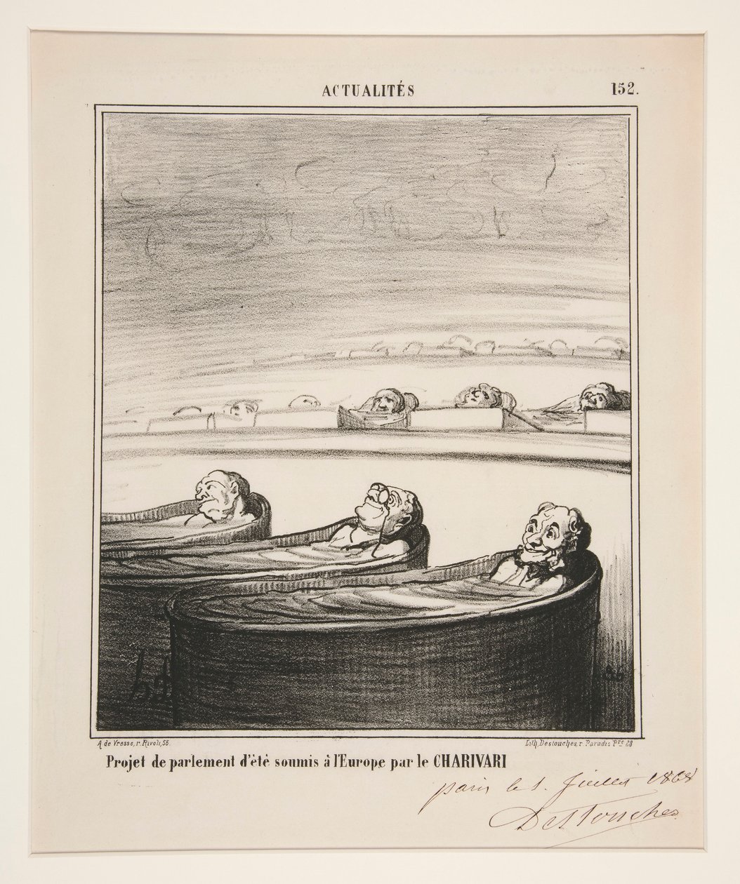 parlamentní projekt od Honoré Daumier