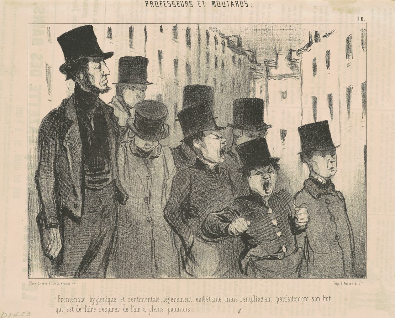 Hygienická a sentimentální procházka... od Honoré Daumier