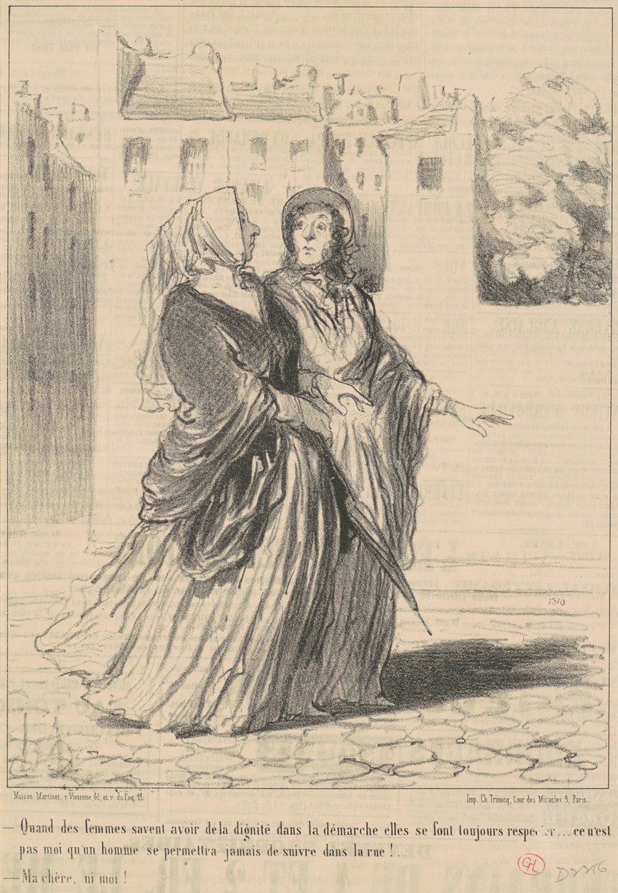 Když ženy vědí, jak mít... od Honoré Daumier