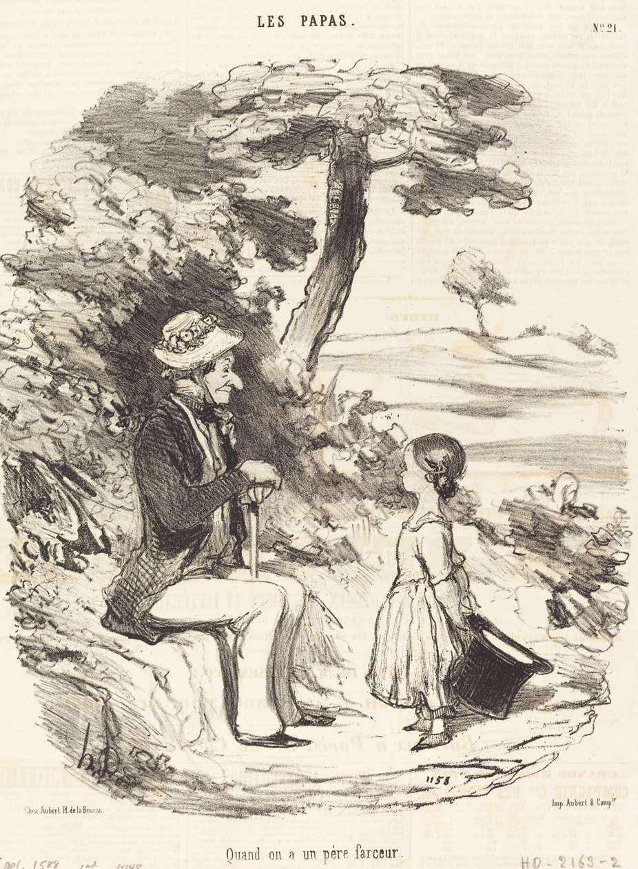Když máte otce vtipálka od Honoré Daumier