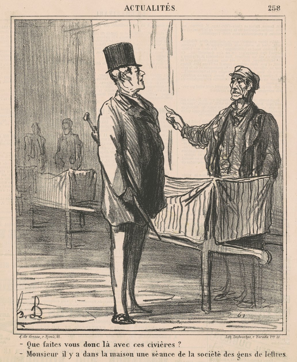 Co tam děláš s těmi nosítky od Honoré Daumier