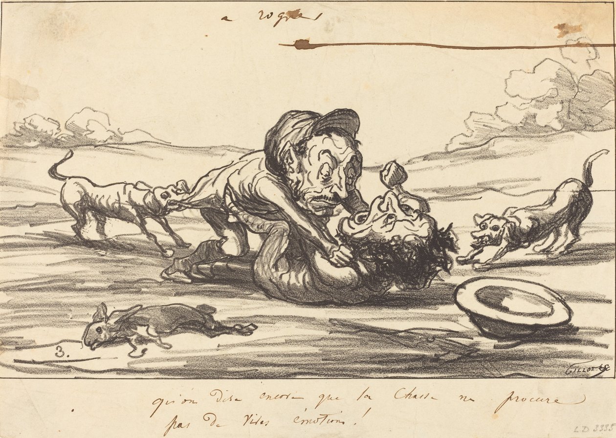 Řekněme, že lov... od Honoré Daumier