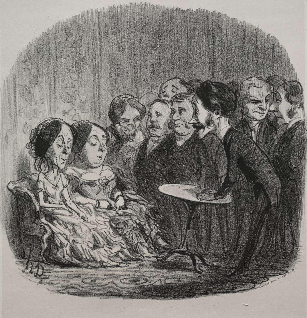 Rapující duchové od Honoré Daumier