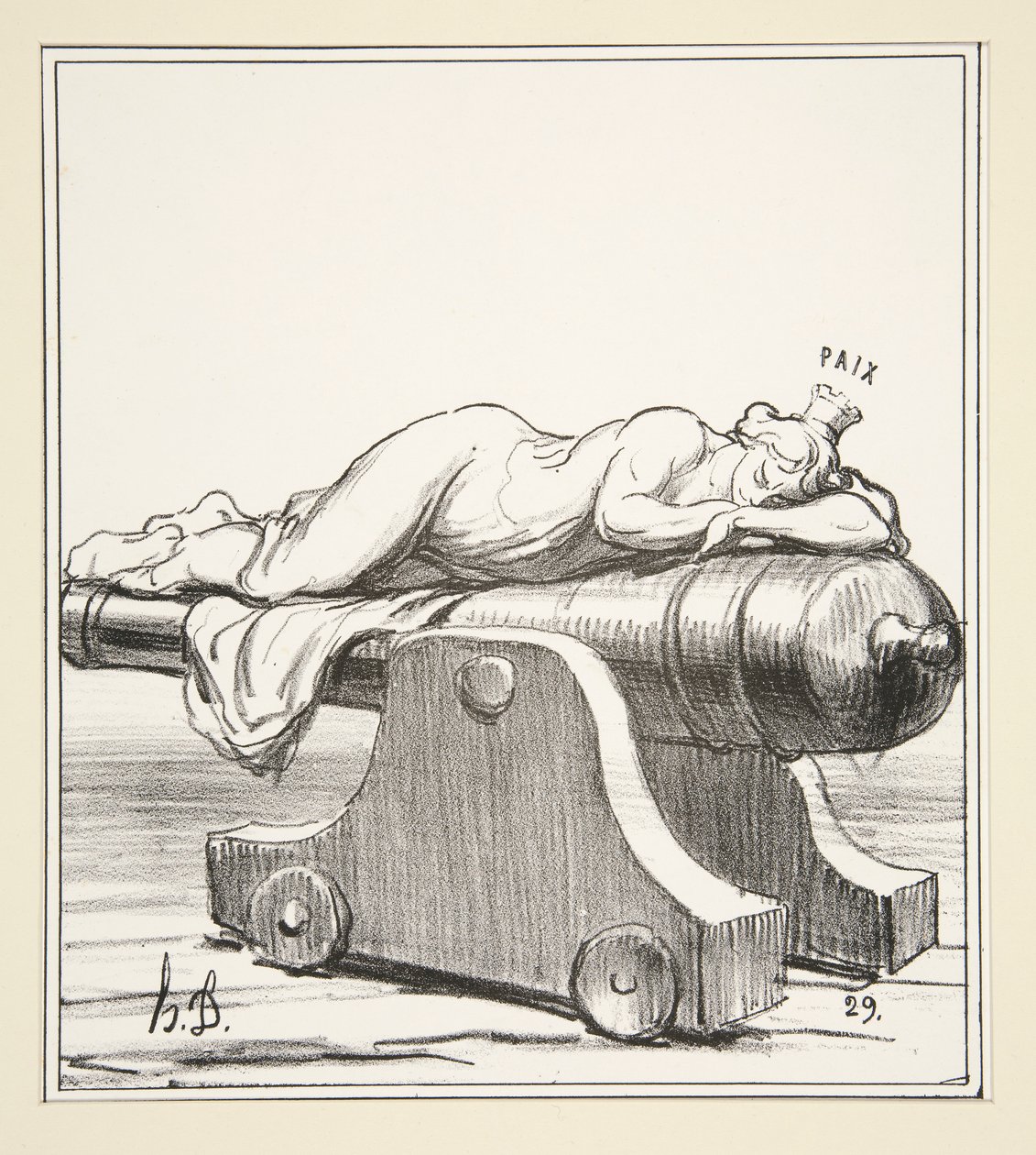 Obnoveno Turenne, z Actualites od Honoré Daumier