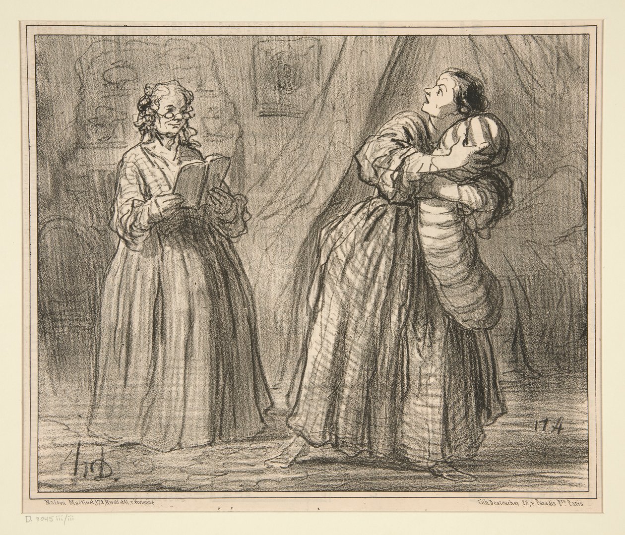 Opakování d od Honoré Daumier