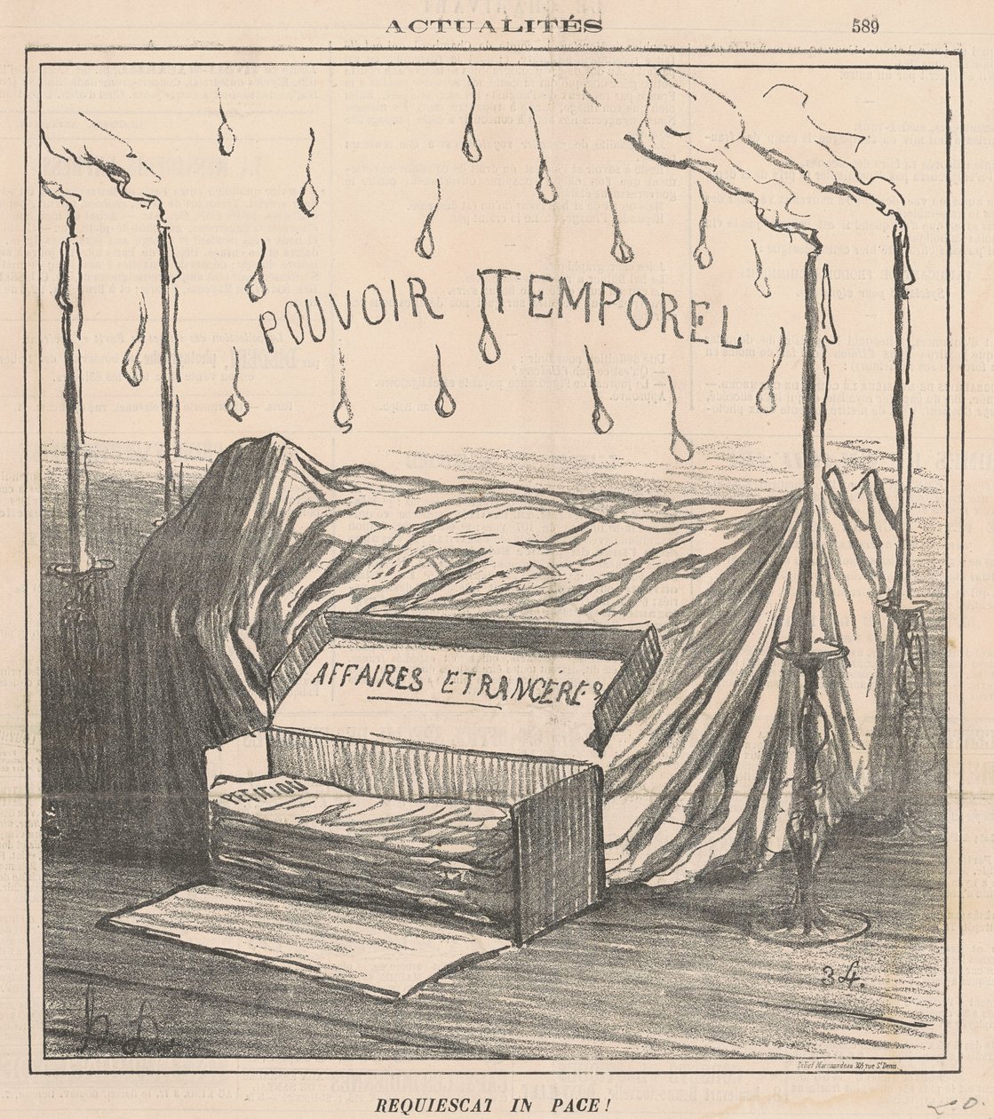 Odpočívej v pokoji! od Honoré Daumier
