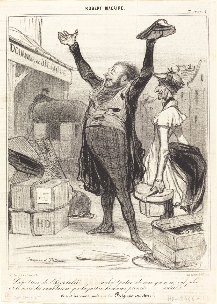 Ahoj! Země pohostinnosti... od Honoré Daumier