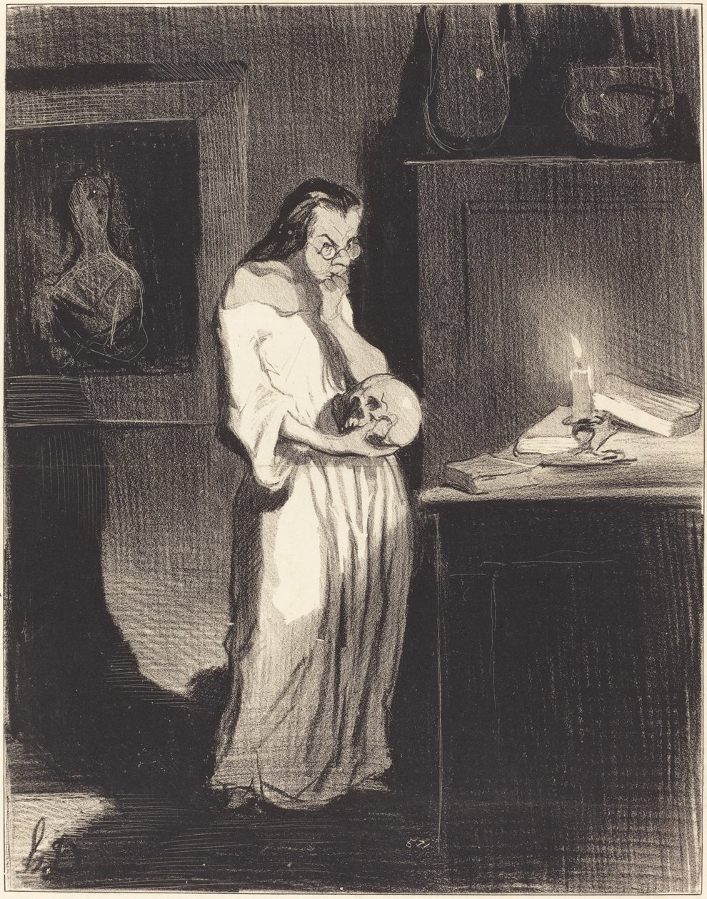 Zatraceně dětinský šmejd pryč!... od Honoré Daumier
