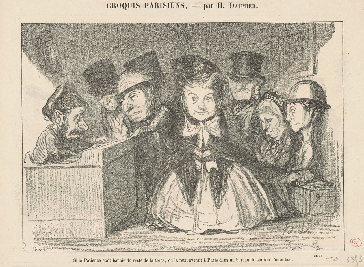 Pokud byla trpělivost vyhnána ze zbytku... od Honoré Daumier