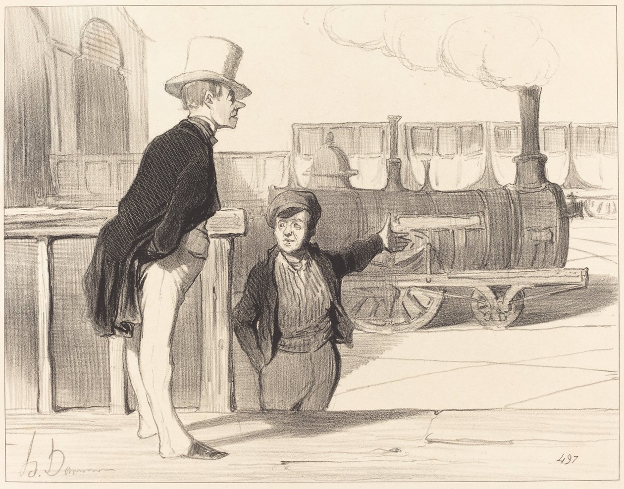 Pokud je můj stroj dobrý? Myslím, že ano... od Honoré Daumier