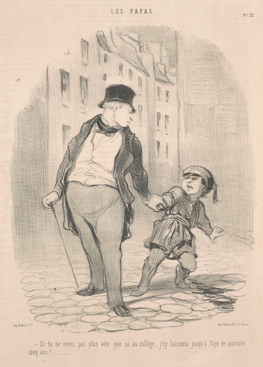 Pokud nepřijdeš na vysokou školu víc než jen to... od Honoré Daumier