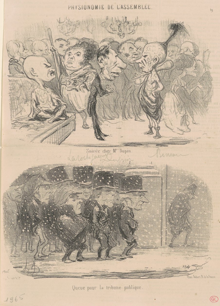 Večer u pana Dupina od Honoré Daumier