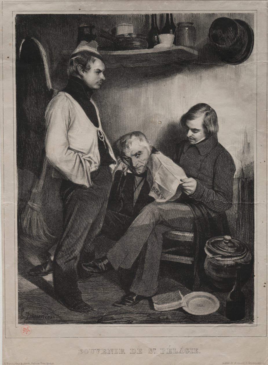 Suvenýr z vězení ot Ste. Pelagia od Honoré Daumier