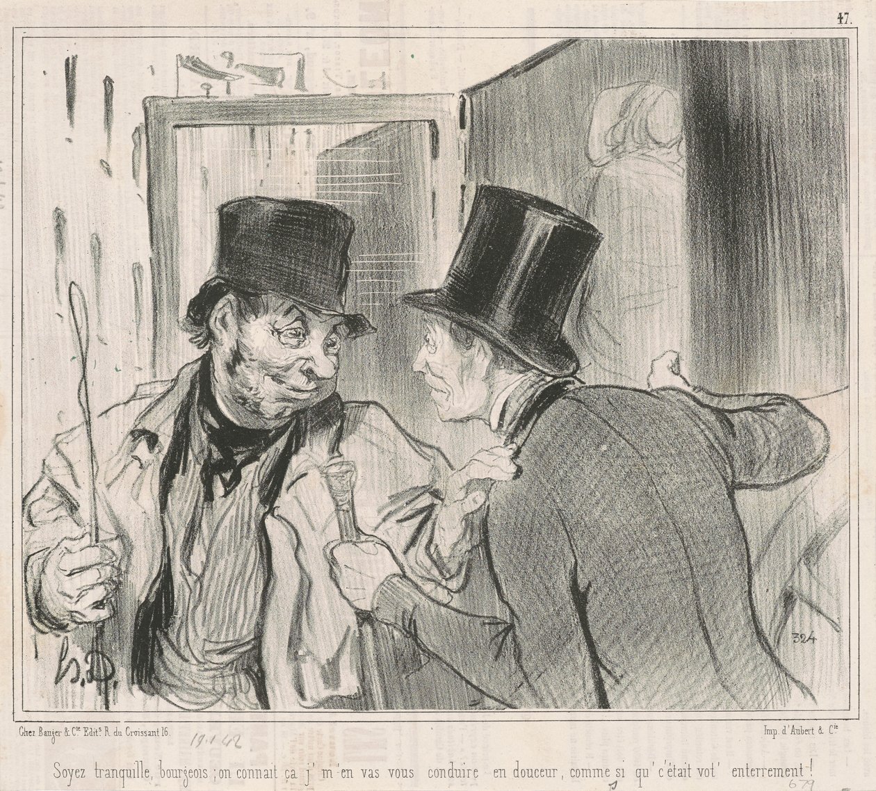Uklidněte se, buržoazi, víme od Honoré Daumier