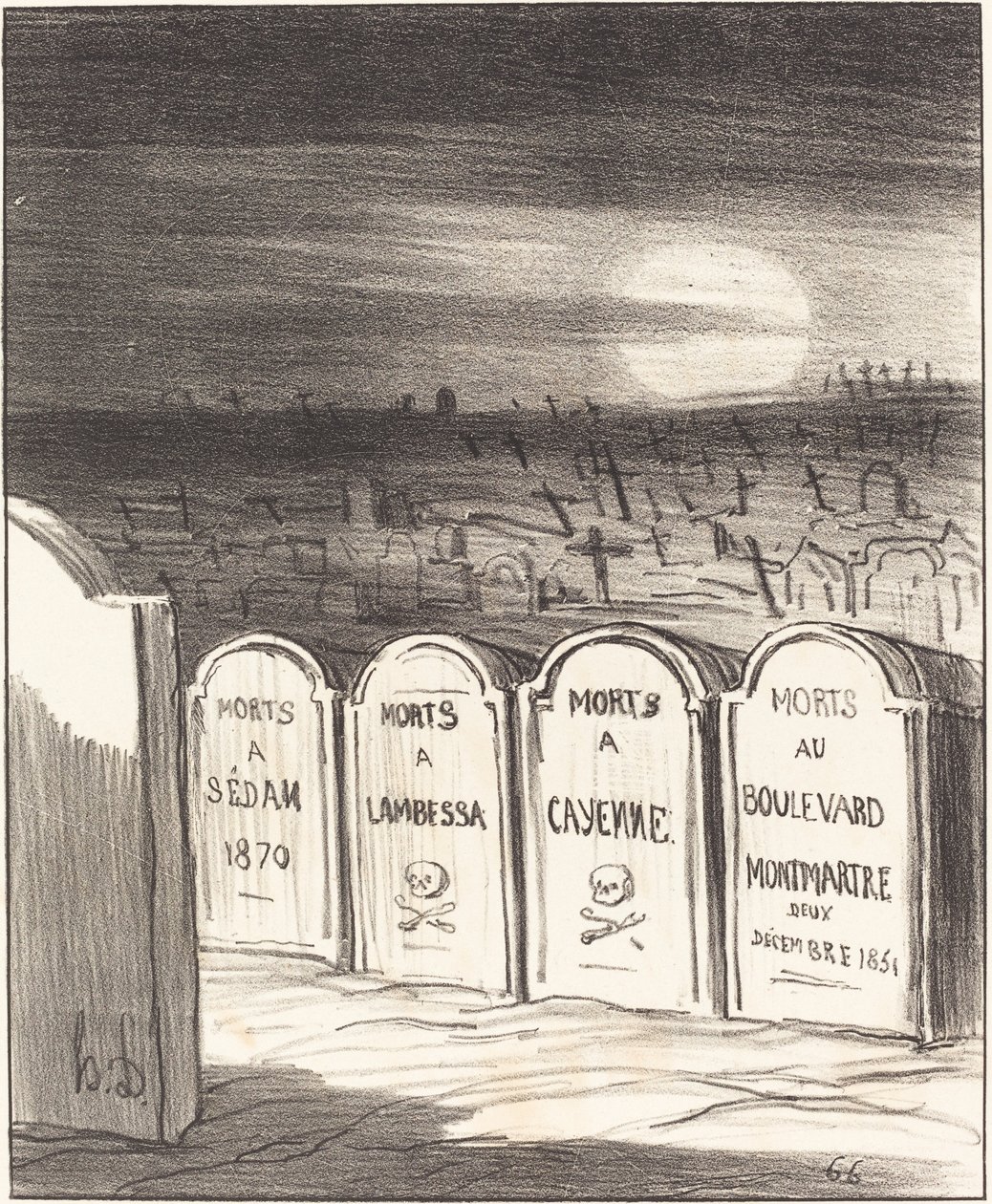 Náměstí Napoleon od Honoré Daumier