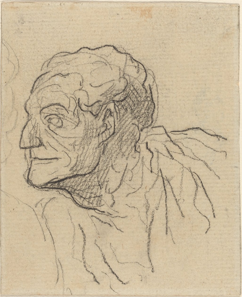 Studie člověka od Honoré Daumier