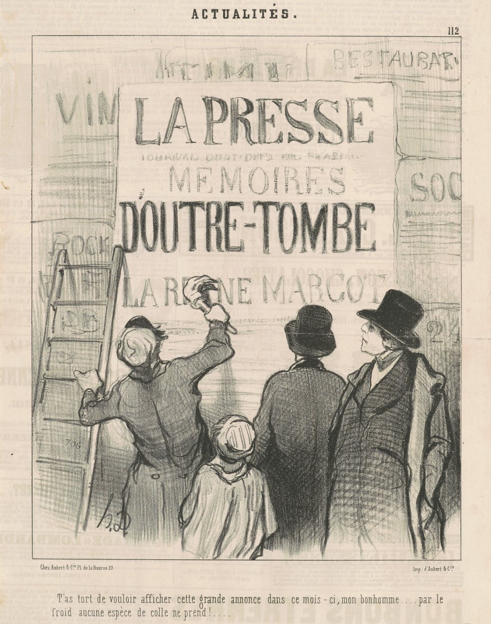 Mýlíte se, že chcete zveřejnit tento... inzerát... od Honoré Daumier
