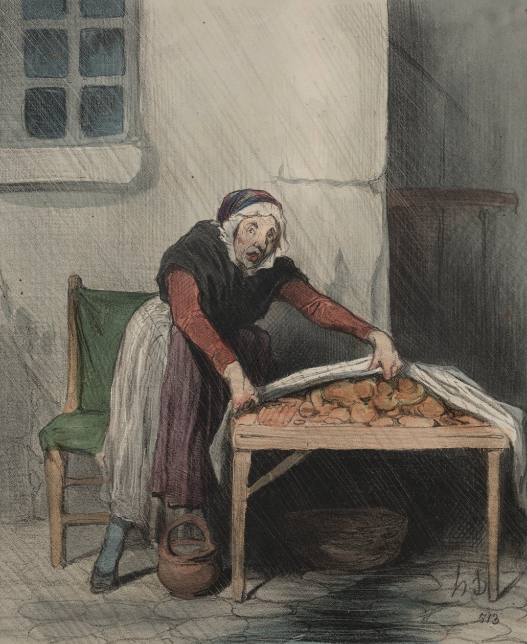 Kapitola interpretací, deska 8: Každá popálenina se bojí studené vody od Honoré Daumier