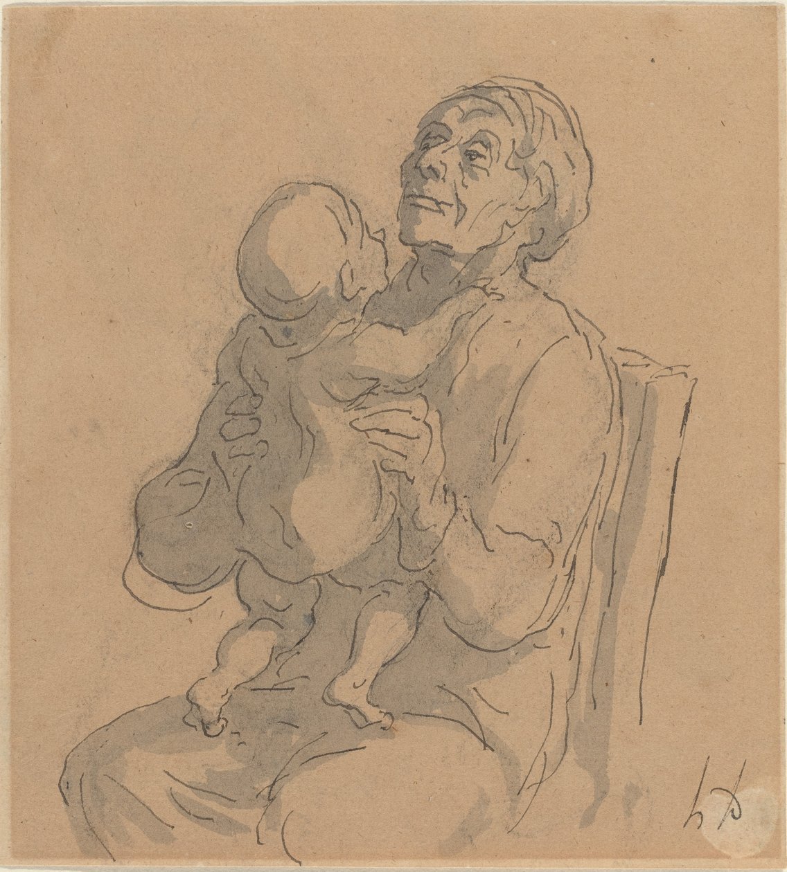 Babička od Honoré Daumier