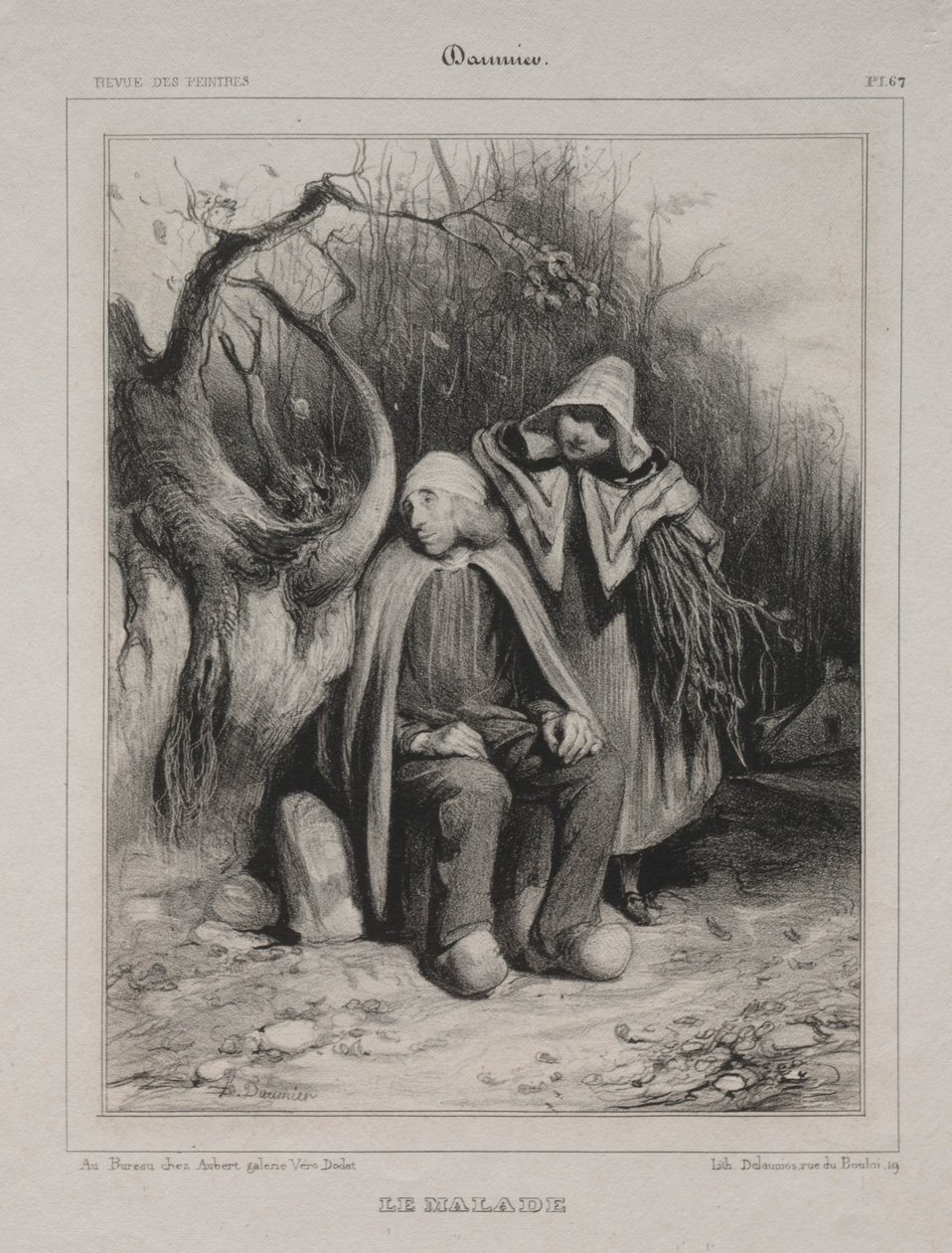 Invalidovna, 1835. od Honoré Daumier
