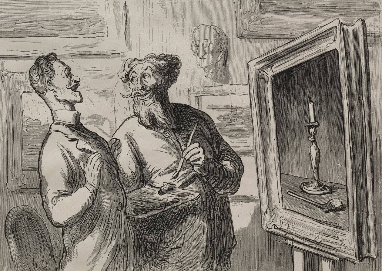 Malíři: Realista si vždy najde jiného realistu, který ho bude obdivovat. od Honoré Daumier